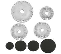 Ahhzyys Set di bruciatori per Piano Cottura,Coperchio per fornello, Set di Cappelli universali per fornelli a Gas, Set di Cappucci per bruciatore a Gas per la Maggior Parte dei fornelli a Gas