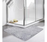 Ahhzyys Tappetino da Bagno a Forma di L, Antiscivolo, Assorbente, Tappetino angolare per Doccia, Morbido, Lavabile in Lavatrice, Tappeto Curvo per Camera da Letto e Cucina