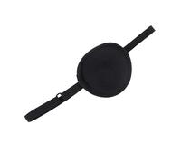 AHIOJEGX Benda Occhio Pirata Benda for occhi da pirata, benda for occhio singola nera unisex, for concava regolabile, lavabile for un, costume cosplay for bambini