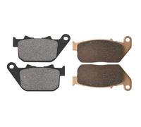 AHL-Kit Motocicletta Pastiglie freno per Harley XL883 Iron 2009-2014 (Semi-métal+Rame sinterizzato)