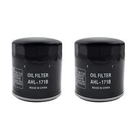 AHL-Moto Filtro Olio 2 pezzo compatibile con HARLEY FLSTFB Softail Fat Boy Lo 2010-2017/ FLSTFBS Fat Boy S 2016-2017/ FLSTN Softail Deluxe 2005-2017/ FXDB Street Bob 2007-2017