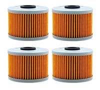 AHL Motocicletta Filtro olio moto Filtro olio 4 pezzo per KX450F 449 2012-2015/KX450F 450 2006-2011/Ninja 125 125 2020/Z125 PRO 125 2017-2019,POLARIS OUTLAW 500 500 2006-2007