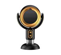 AHLOKI Cappa da Tavolo, Mini Cappa Portatile, Cappa Aspirante Senza Fili, Forte Aspirazione Regolazione a 2 velocità, per la Casa Cucina Pentola Calda BBQ(Gold)