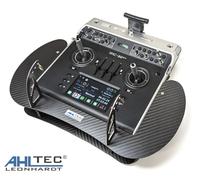 Ahltec Consolle Trasmettitore per Graupner MC-32 & MC-32ex IN Vero Carbonio