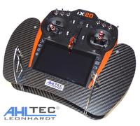 Ahltec Consolle Trasmettitore per Spektrum iX20 IN Vero Carbone - Pieghevole