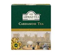 10 x 100 Bustine Tè Nero Con Cardamomo Ahmad Tea London Cardamonio Tea