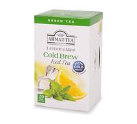 Ahmad Tea Lemon & Mint Cold Brew - Tè ghiacciato verde - 6 x 20 bustine di tè