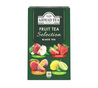 Ahmad Tea Selezione di tè alla frutta | Tè nero - 20 bustine di tè