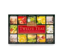 Ahmad Tea Twelve Selection - Tè Nero e Verde Puri O Aromatizzati Alla Frutta In 12 Gusti Diversi - 12 Confezioni da 5 Bustine, 60 Unità