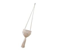 Ahmany Cesto decorativo multiuso in corda di cotone da appendere per piante per interni frutta contenitore in cotone supporto da parete