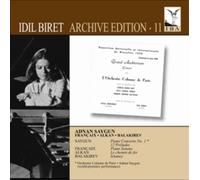 Ahmed Adnan Saygun Saygun: Piano Concerto No. 1/... (CD) Album