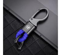 AHMESA Portachiavi per Auto, Alfa Romeo Giulia Stelvio, Unisex, Blu