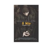 ahnld 8 Mile 2002 Curtis Hanson Eminem, poster su tela con volantino del film giapponese Chirashi B5, decorazione artistica da parete per soggiorno e camera da letto, 40 x 60 cm
