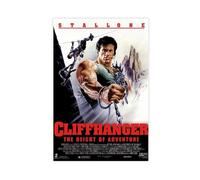 ahnld Cliffhanger (1993) Poster del film su tela, decorazione per camera da letto, ufficio, camera da letto, regalo, 40 x 60 cm
