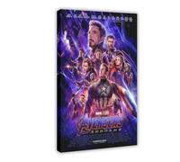 ahnld Poster del film Avengers Endgame su tela, decorazione artistica da parete per soggiorno e camera da letto, 40 x 60 cm