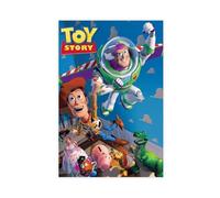 ahnld Poster del film Toy Story (1995) su tela, decorazione artistica da parete per soggiorno e camera da letto, 30 x 45 cm