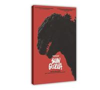 ahnld Poster su tela del film Shin Godzilla 2016, decorazione per camera da letto, ufficio, stanza, regalo, 30 x 45 cm