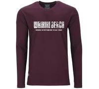AHORN SPORTSWEAR Maglietta a maniche lunghe Maroon Red Waikiki, colore bianco, 3XL-10XL, Bordeaux - Maroon Red, 5XL