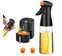 AHOUGER Spruzzino Per Olio 210ml Grado alimentare Olio Spray Per Friggitrice Ad Aria Spruzzatore Olio D'Oliva Per Flacone Spray Per Olio Da Cucina