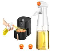 AHOUGER Spruzzino Per Olio 210ml Olio Spray Per Friggitrice Ad Aria Spruzzatore Olio D'Oliva Per Flacone Spray Per Olio Da Cucina