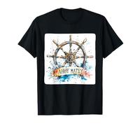Ahoy Matey lascia che gli alti mari ti chiamino vestito Maglietta