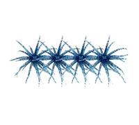 AHQCBWG Esca per ricci di mare, realistica esca da pesca con dadi fuzzy, esche per pesca alla spigola (4 pezzi, blu, 9 cm)