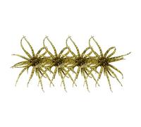 AHQCBWG Esche per ricci di mare, realistiche esche da pesca con dadi fuzzy, esche per la pesca della spigola (4 pezzi, oro, 11 cm)