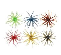 AHQCBWG Esche per ricci di mare, realistiche esche da pesca con dadi fuzzy, esche per pesca alla spigola (6 pezzi, 6 cm)