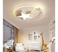 AHQX Plafoniera LED LED Modern Bambini Lampada Da Soffitto Nursery Boys Girls Ciondolo Stile Starry Dimmerabile Con Telecomando Camera Letto Soggiorno Luci Pendenti Lampadario Stanza Dei Bambini