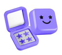 AHRLIC 32 toppe a forma di stella per il viso, graziose toppe idrocolloidali per brufoli, adesivi con specchio compatto, coprono le imperfezioni e assorbono i liquidi, punti delicati per tutti i tipi