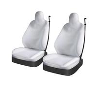 AHRPKAMERD Coprisedili Anteriori Per Tesla Per Model 3 Per Y Coprisedile Per Auto Coprisedile Anteriore Fibra Poliestere Spessa 4 Mm Accessori Primaverili Ed Estivi(White 2pcs)