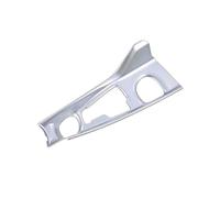 AHRPKAMERD Guarnizione Interna per C-HR per CHR 2016-2021 LHD RHD Console Centrale Pannello Cambio ABS Anteriore Portabicchieri Coperchio Interno Fibra Carbonio Listello Cruscotto(RHD ABS Chrome)