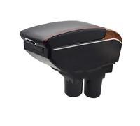 AHRPKAMERD per Citroen C2 per C3 Bracciolo per Auto Console Centrale Spazio di Archiviazione Speciale Poggiagomiti con USB Accessori Retrofit Bracciolo Centrale(C-Gray)