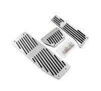 AHRPKAMERD Poggia Piede 1PCS per 1 3 Serie X1 E39 E46 E87 E90 E91 Antiscivolo Acceleratore Gas Carburante Freno Resto Piede Pedale Pastiglie Car Styling Copri Pedali Antiscivolo(Drill 3pcs for AT)