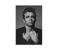 AHSEOIWRJH Poster con stampa vintage di James Dean, stampa artistica da parete, decorazione artistica da parete estetica su tela per soggiorno, camera da letto, 20 x 30 cm, senza cornice