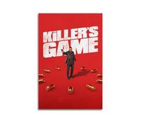 AHSEOIWRJH Poster con stampa vintage di The Killer's Game, poster artistico da parete, decorazione artistica da parete, decorazione artistica su tela per soggiorno, camera da letto, 60 x 90 cm, senza