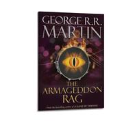 AHSEOIWRJH The Armageddon Rag George R.R.Martin. Poster con stampa vintage artistica da parete per soggiorno e camera da letto (60 x 90 cm) con cornice