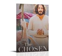 AHSEOIWRJH The Chosen - Poster con stampa vintage, stampa artistica da parete, stampa artistica su tela, decorazione estetica per soggiorno, camera da letto, 40 x 60 cm, con cornice