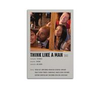 AHSEOIWRJH Think Like A Man, poster con stampa vintage artistica da parete, decorazione artistica da parete estetica su tela per soggiorno, camera da letto, 40 x 60 cm, senza cornice