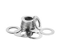 AHSKY 10pcs/Set M9 M10 M12 M13 M14 M15 M16 M18 M20 M22 M25 M28 M30 M35 M40 Guarnizione Piana a rondella Piatta Ultra Sottile in Acciaio Inossidabile 0,1 0,2 0,3 0,5 mm