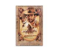 AHSUEWQRUH Poster artistico da parete con Indiana Jones e l'ultima crociata, arte estetica moderna, decorazione artistica da parete per soggiorno e camera da letto, 20 x 30 cm, senza cornice