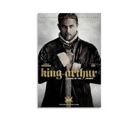AHSUEWQRUH Poster artistico da parete su tela, motivo: King Arthur Legend of The Sword, arte estetica moderna, decorazione artistica per soggiorno e camera da letto, 40 x 60 cm, senza cornice