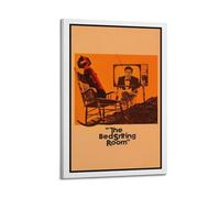 AHSUEWQRUH Poster artistico da parete su tela, motivo: The Bed-Sitting Room, Modern Aesthetic Art Decor Painting for Living Room 40 x 60 cm, con cornice