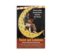 AHSUEWQRUH Sweet And Lowdown - Poster artistico da parete su tela, stile moderno, per soggiorno, camera da letto, 30 x 45 cm, senza cornice