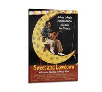 AHSUEWQRUH Sweet And Lowdown - Poster artistico da parete su tela, stile moderno, per soggiorno e camera da letto, 20 x 30 cm, stile cornice