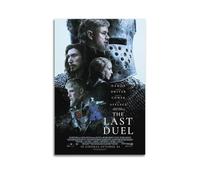 AHSUEWQRUH The Last Duel, poster artistico da parete su tela, arte estetica moderna, decorazione per soggiorno, camera da letto, 60 x 90 cm, senza cornice
