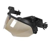 AHTCPO Casco Tattico Regolabile Guida Op Occhiali Protettivi Casco Fast Staccabile Anti-Appannamento e Anti-Sommossa Cs Occhiali Protettivi(Black,White)