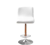 AHTCPO Coprisgabelli Bar, Elasticizzati Morbidi Antiscivolo con Schienale Lavabili, per Sgabello Bar Sedia(White,10pcs)