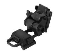 AHTCPO Supporto per Casco Tattico NVG, Supporto NVG L4g24 per PVS15/PVS18 GPNVG18 Cosplay Prop(Black)
