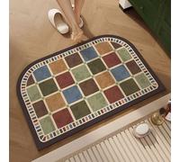 AHTCPO Tappetino da Bagno con Terra di Diatomee Antiscivolo Ad Asciugatura Rapida, per Pavimento del Bagno, Vasca da Bagno e Doccia(Color 7,60 * 90cm)